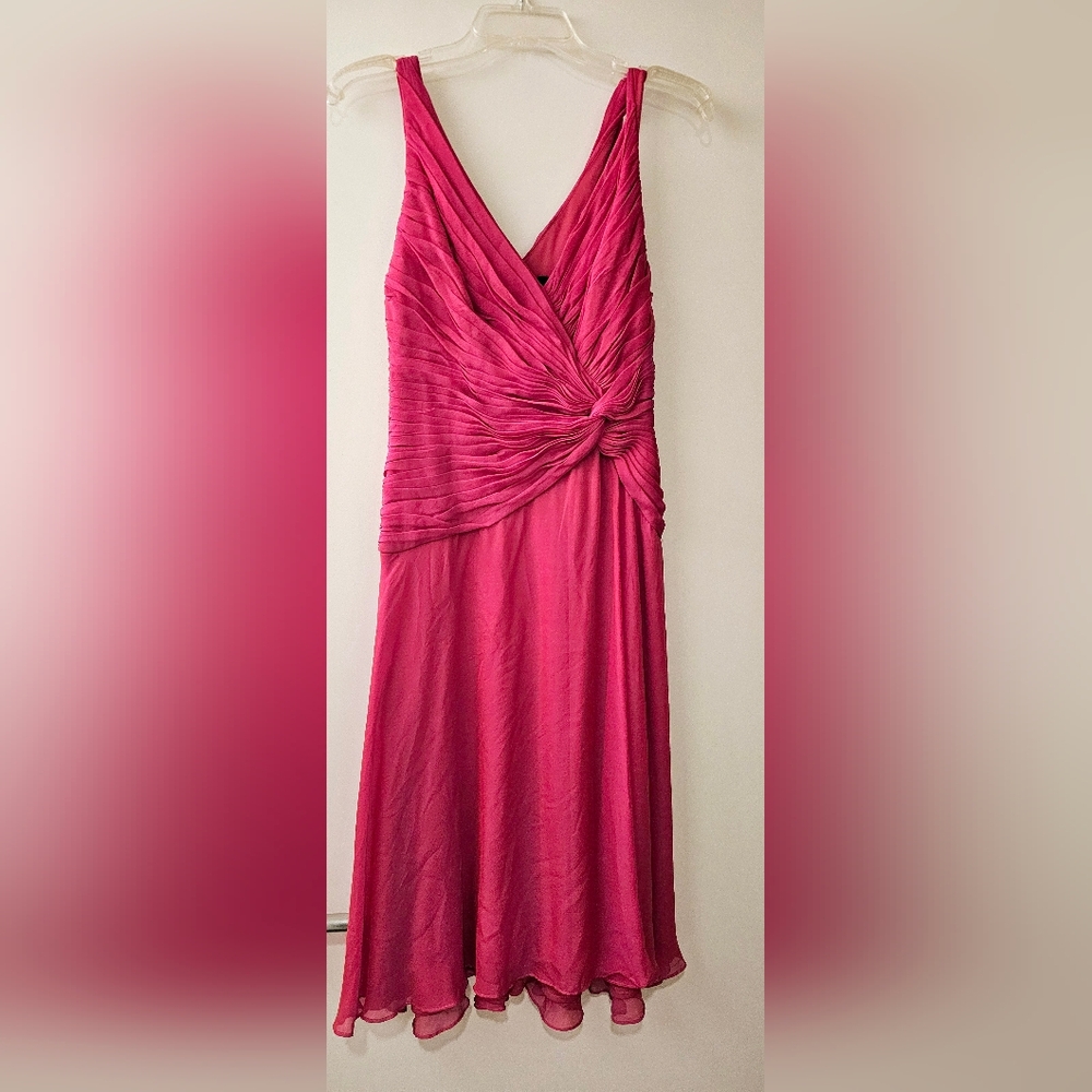 Tadashi Collection fuschia cocktail dress